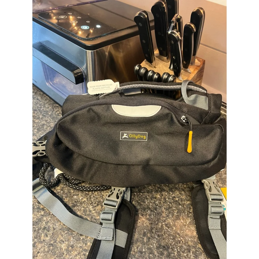 New OllyDog Rover Eco-Friendly Dog Back Pack Raven
